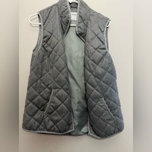 Old Navy Men's Gray Quilted Vest